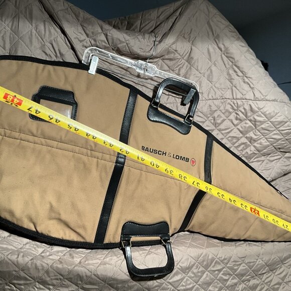 Bausch & Lomb Soft Ultra Padded Canvas Rifle Carrying Bags Vintage 1980’s Rare - Picture 7 of 16